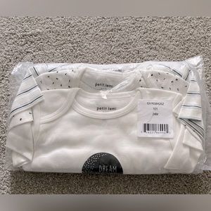 NWT Petit Lem Unisex 3 piece Bodysuits